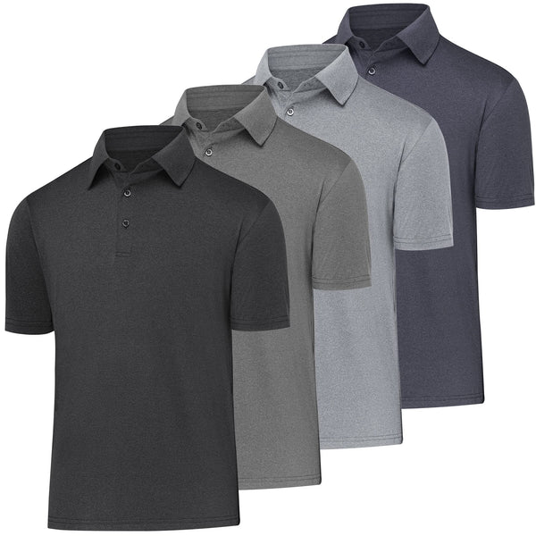 BALENNZ Golf Polos for Men Quick-Dry Athletic Mens Polo Shirts Short Sleeve Summer Casual Moisture Wicking Golf Shirt